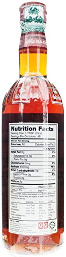 Three Crabs Fish Sauce label closeup showing ingredients and no MSG.