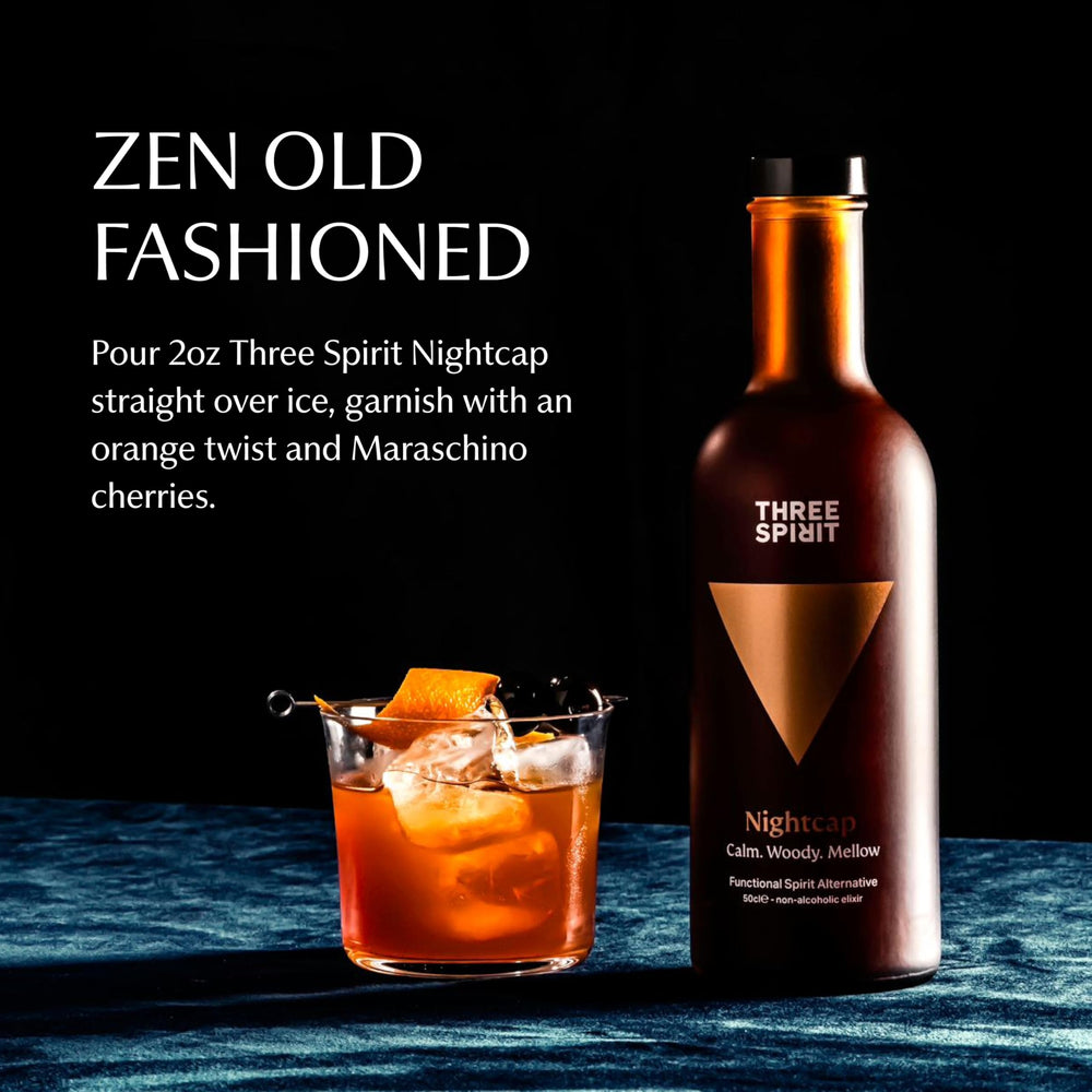 Three Spirit Nightcap packaging gift, perfect for gifting enthusiasts