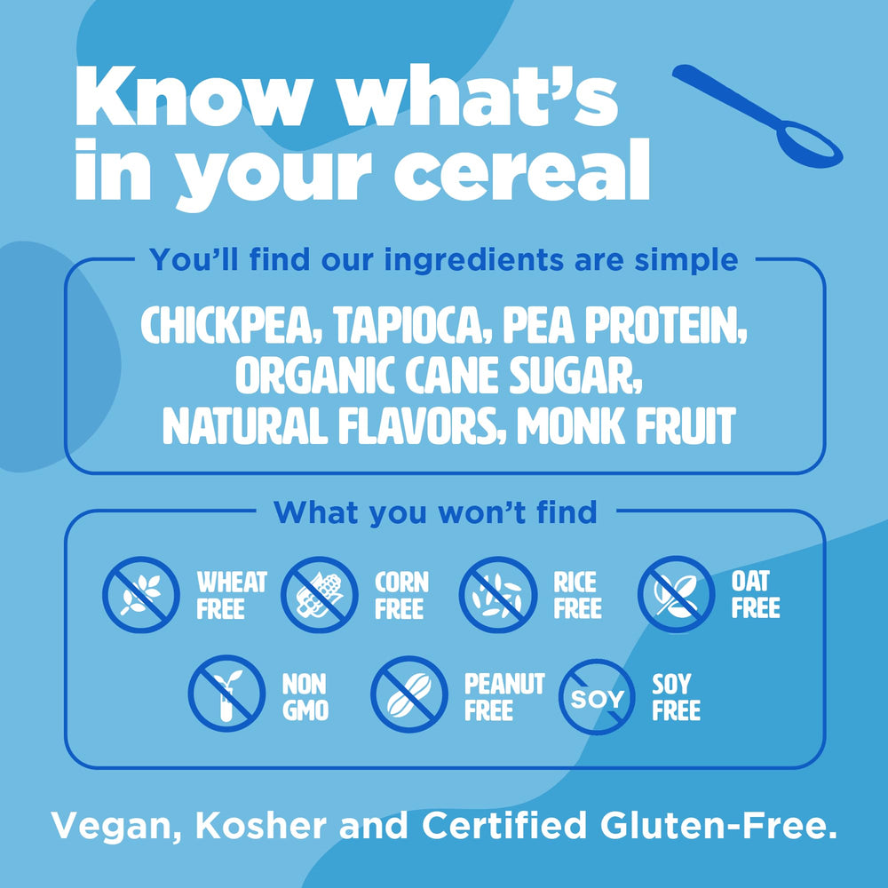 Three Wishes Frosted cereal ingredients list highlights vegan and non-GMO