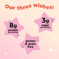 Three Wishes cinnamon cereal poured in a bowl with milk showing crunch and aroma
