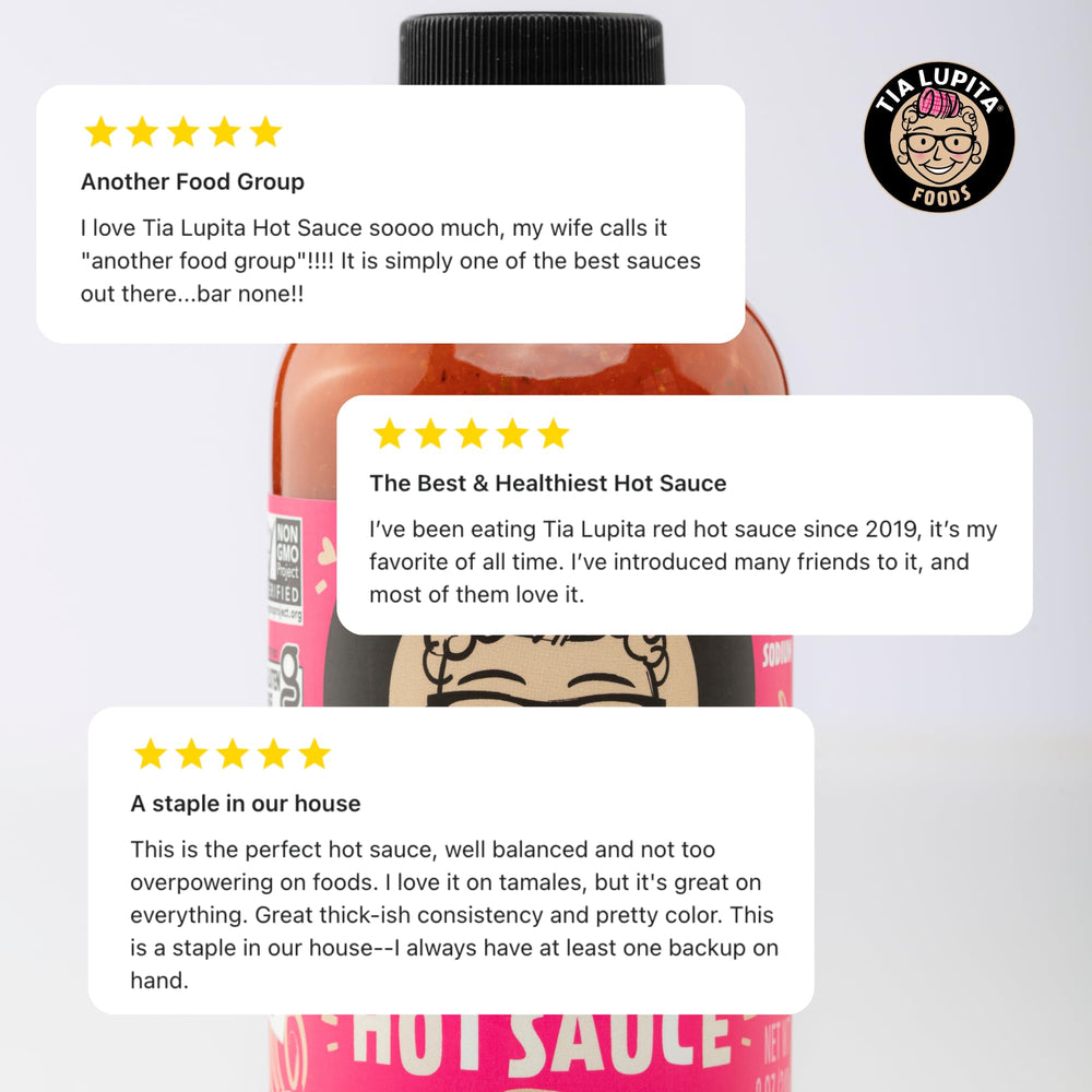 TIA LUPITA hot sauce dip with chips, spicy-snacking option