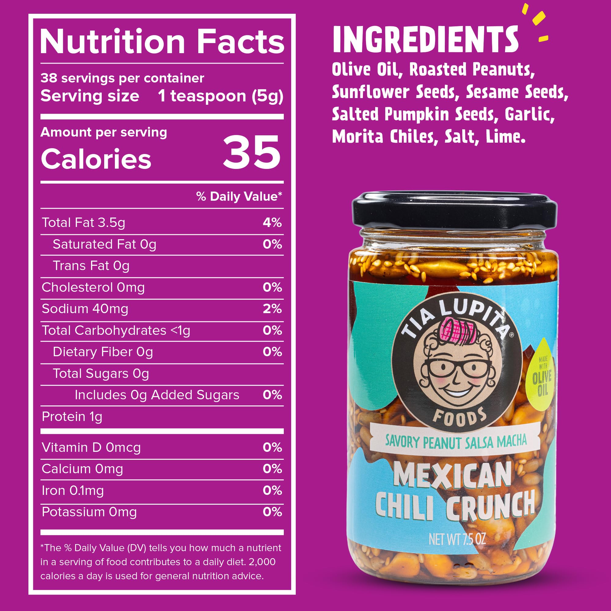 TIA LUPITA crunchy-bits close-up add texture to meals
