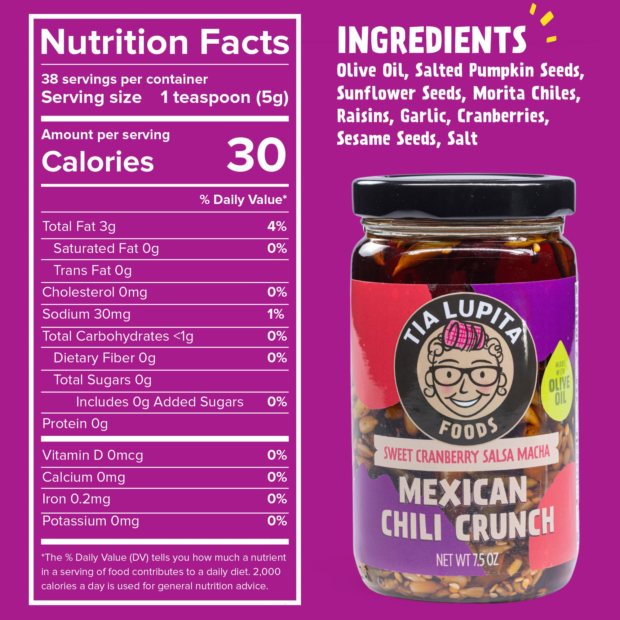 TIA LUPITA morita-peppers glow with smoky heat