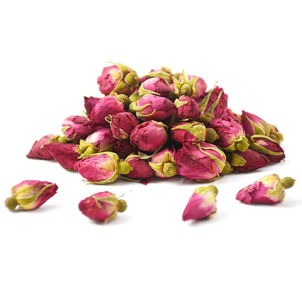 Tian Hu Shan easy brew: steep 5-8 buds in hot water.