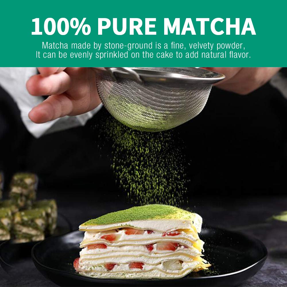 Tian Hu Shan matcha cooking ingredients setup for culinary experiments.