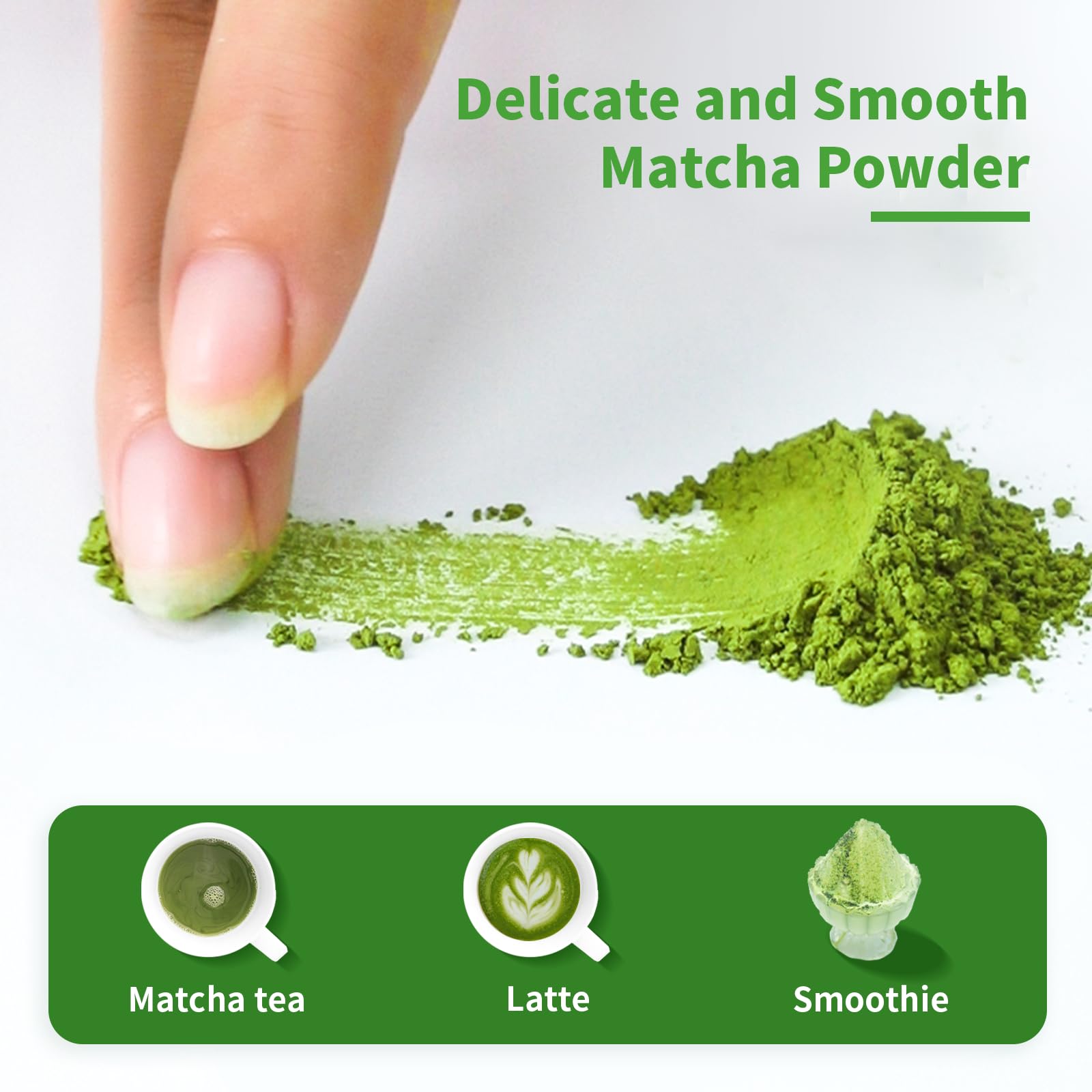 Tian Hu Shan Matcha Sticks dissolving in water for a rich foam.