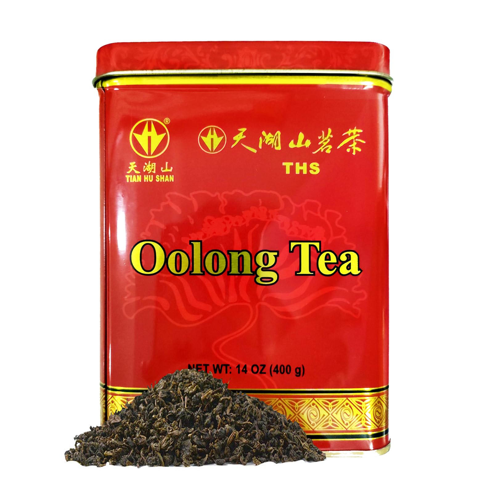 Tian Hu Shan oolong tea leaves closeup highlighting premium quality