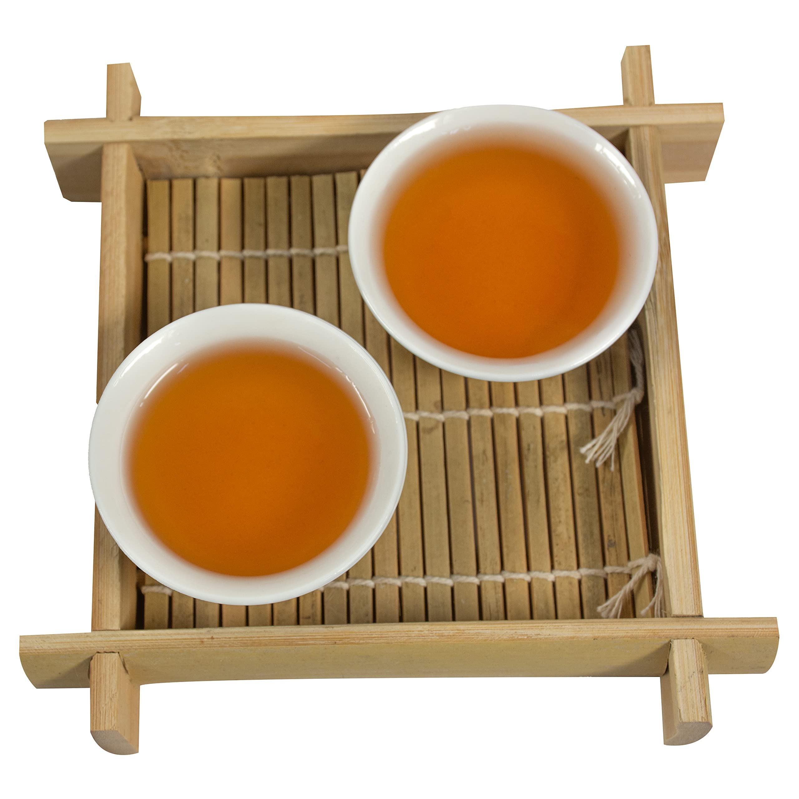 Tian Hu Shan cake close-up reveals golden tips and quality.