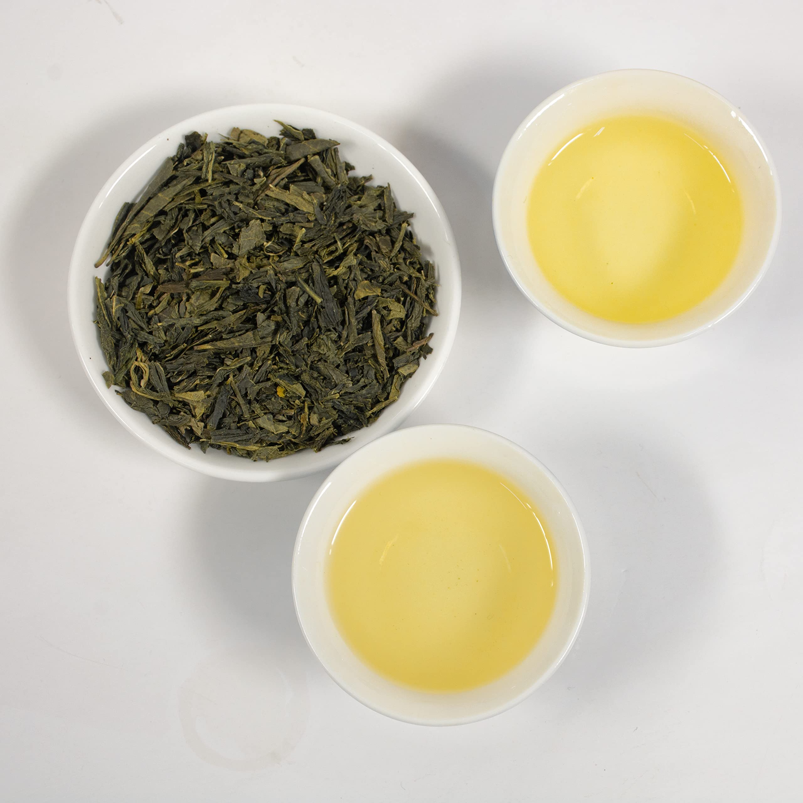 Tian Hu Shan Sencha Green Tea 4 oz pack ready for everyday brewing