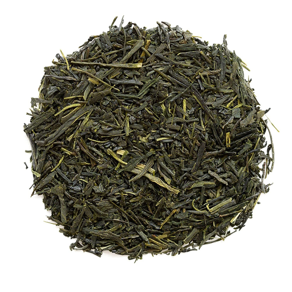Sencha infusion in a cup from Tian Hu Shan for a refined taste