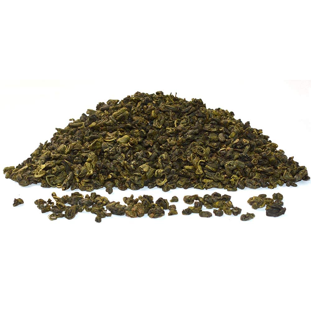 Tian Hu Shan steamed and rolled green tea leaves for a smooth cup