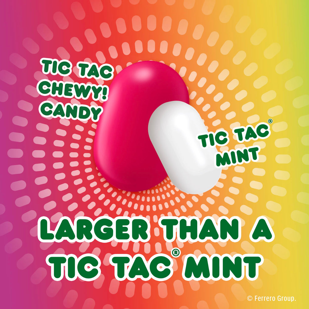 Tic Tac Chewy Fruit Adventure on-the-go snack during gaming sessions.