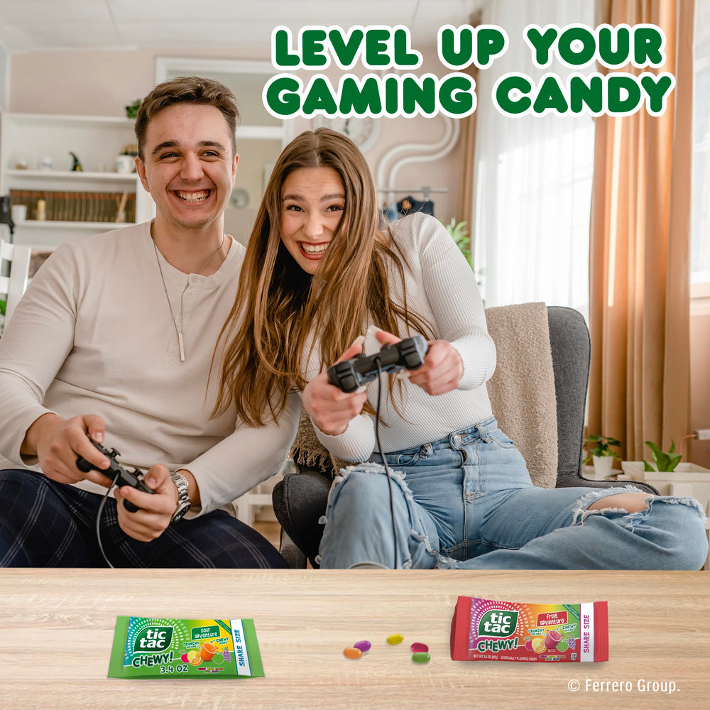 TIC TAC CHEWY On-the-go candy ideal for busy days and quick flavor boosts.