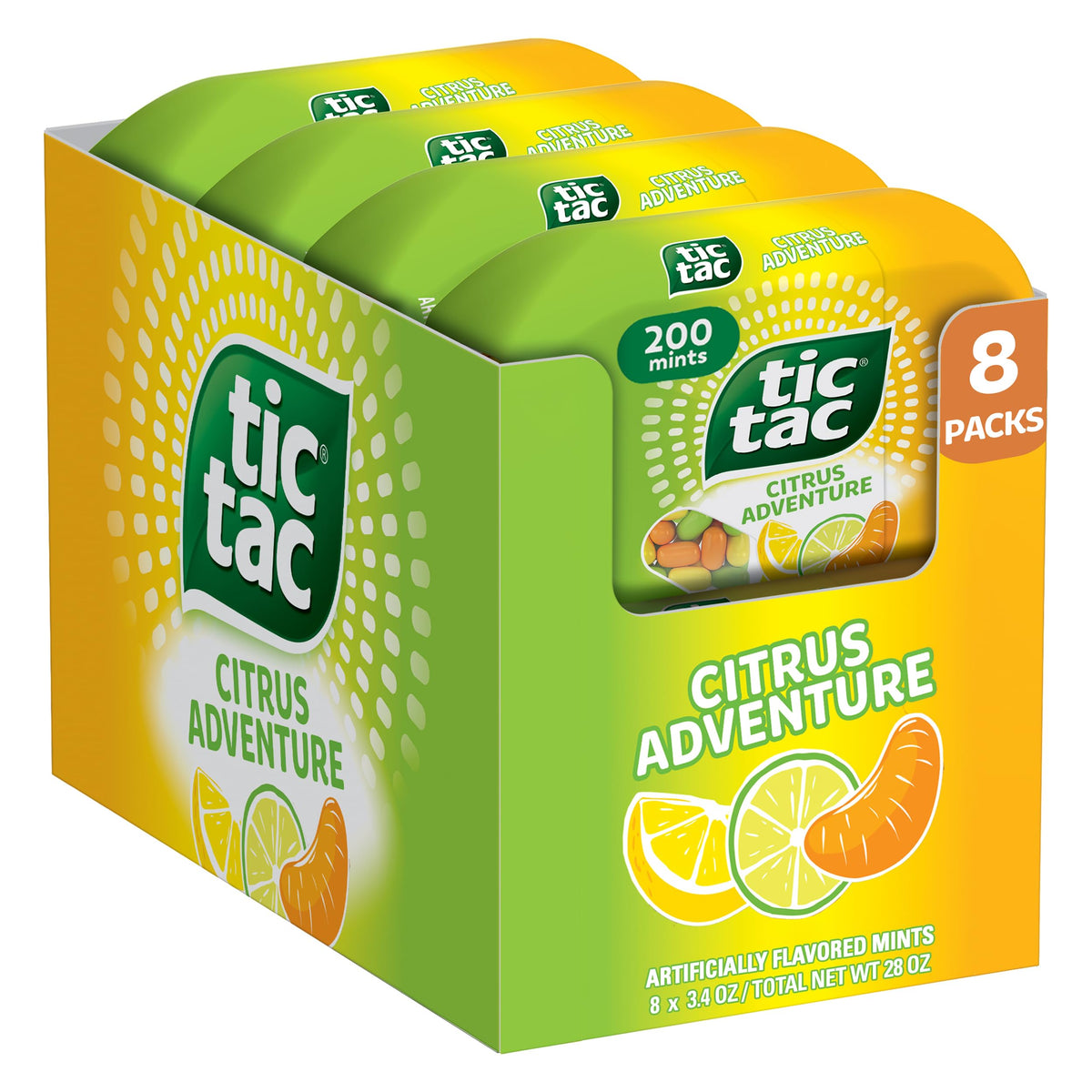 Tic Tac Citrus Adventure bottle pack ready for on-the-go refreshing moments.