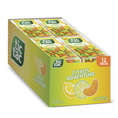 Tic Tac Citrus Adventure pack front for portable refresh after meals