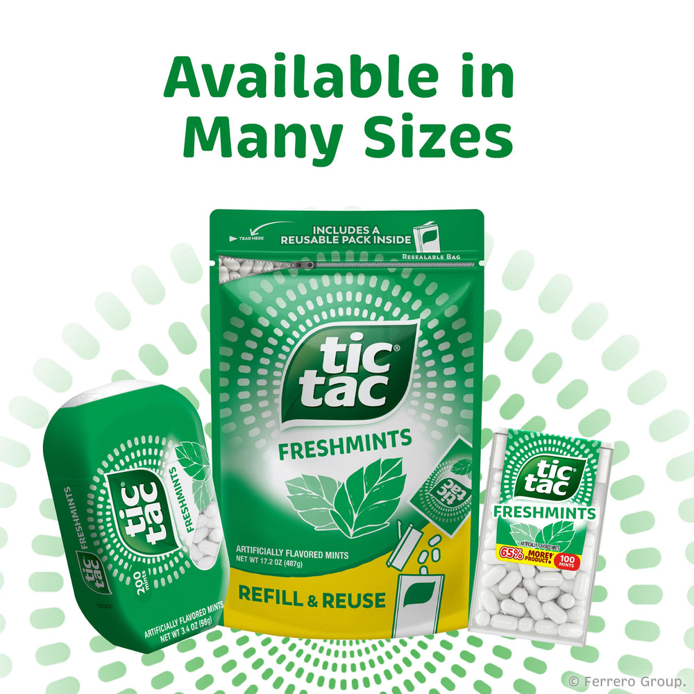 Tic Tac Freshmints holiday gift-ready pack on display