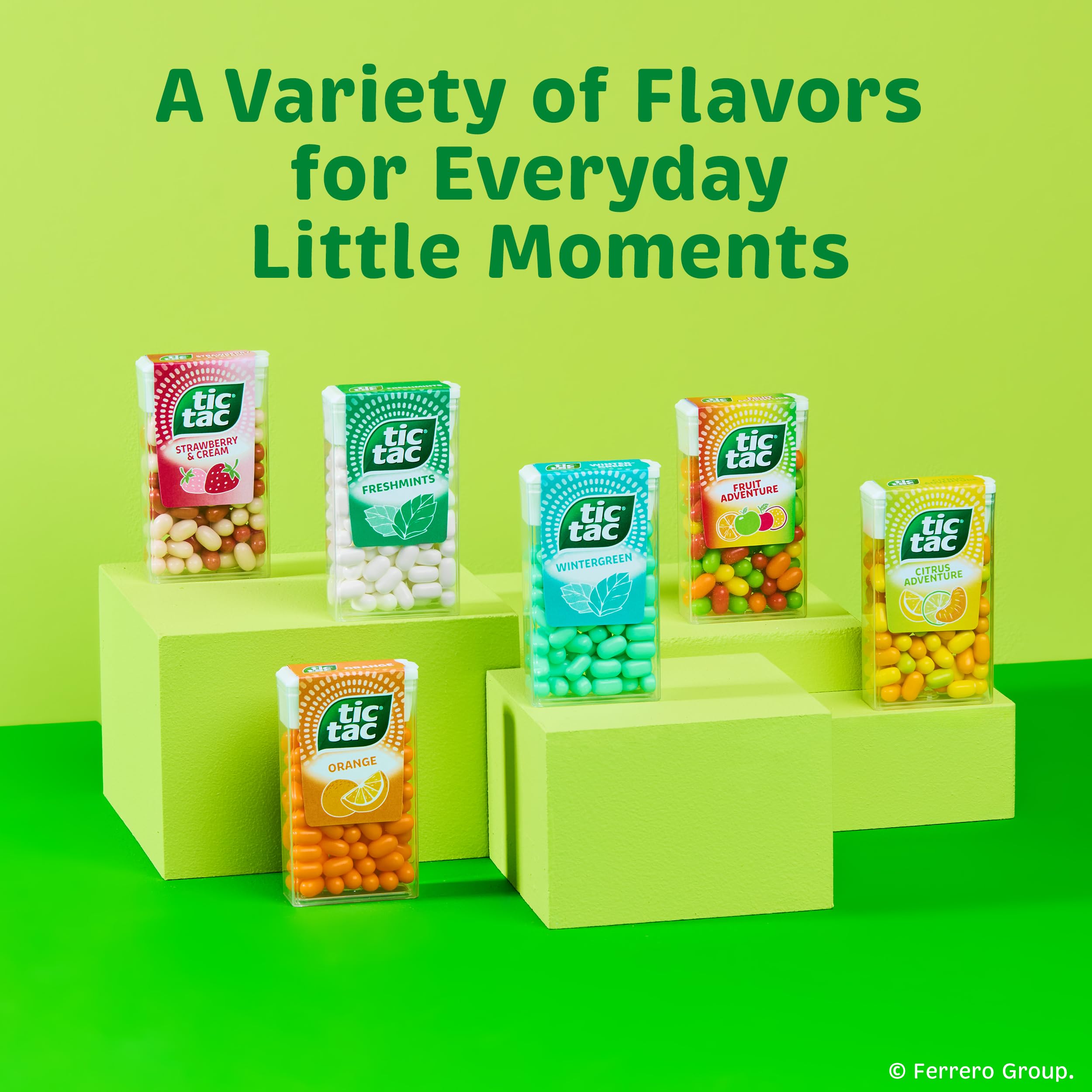 Tic Tac Fruit Adventure gluten-free and GMO-free mints for mindful snacking