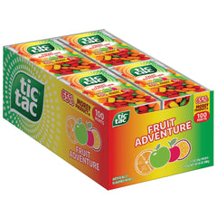 Tic Tac Fruit Adventure pack showing portable mints for on-the-go refreshment