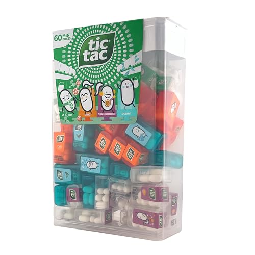 TIC TAC orange mini boxes offer a bright citrus lift between tasks.