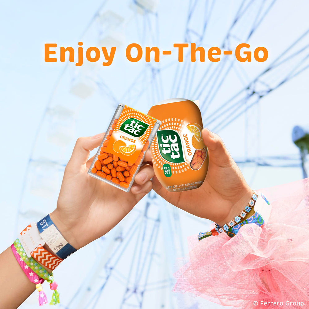 After-meal refresh: Tic Tac Orange on the go