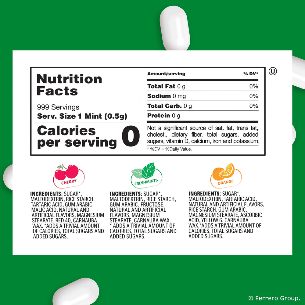 Tic Tac refreshing fruity mints provide quick mood uplift