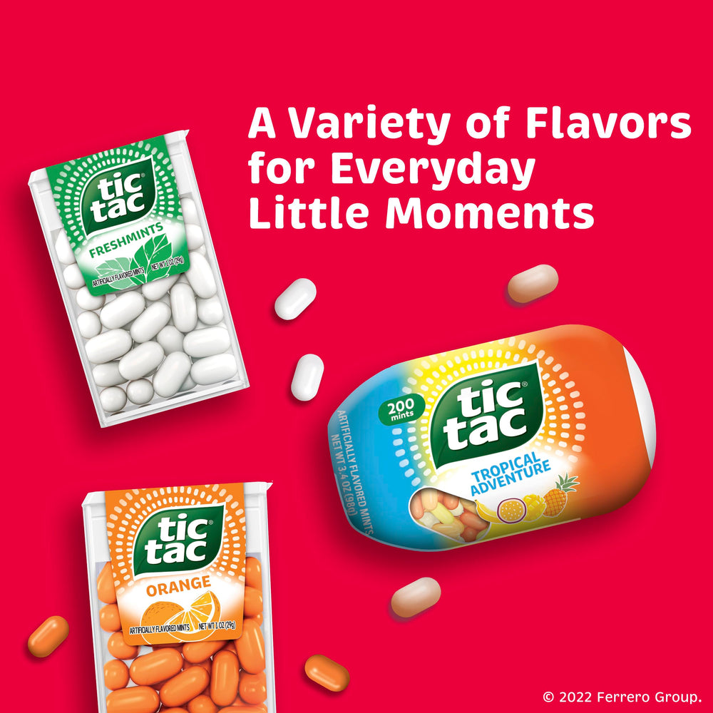 Tic Tac Strawberry & Cream mints tucked in a purse for quick refreshment.