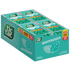 Tic Tac Wintergreen front pack view showing pocket-size freshness