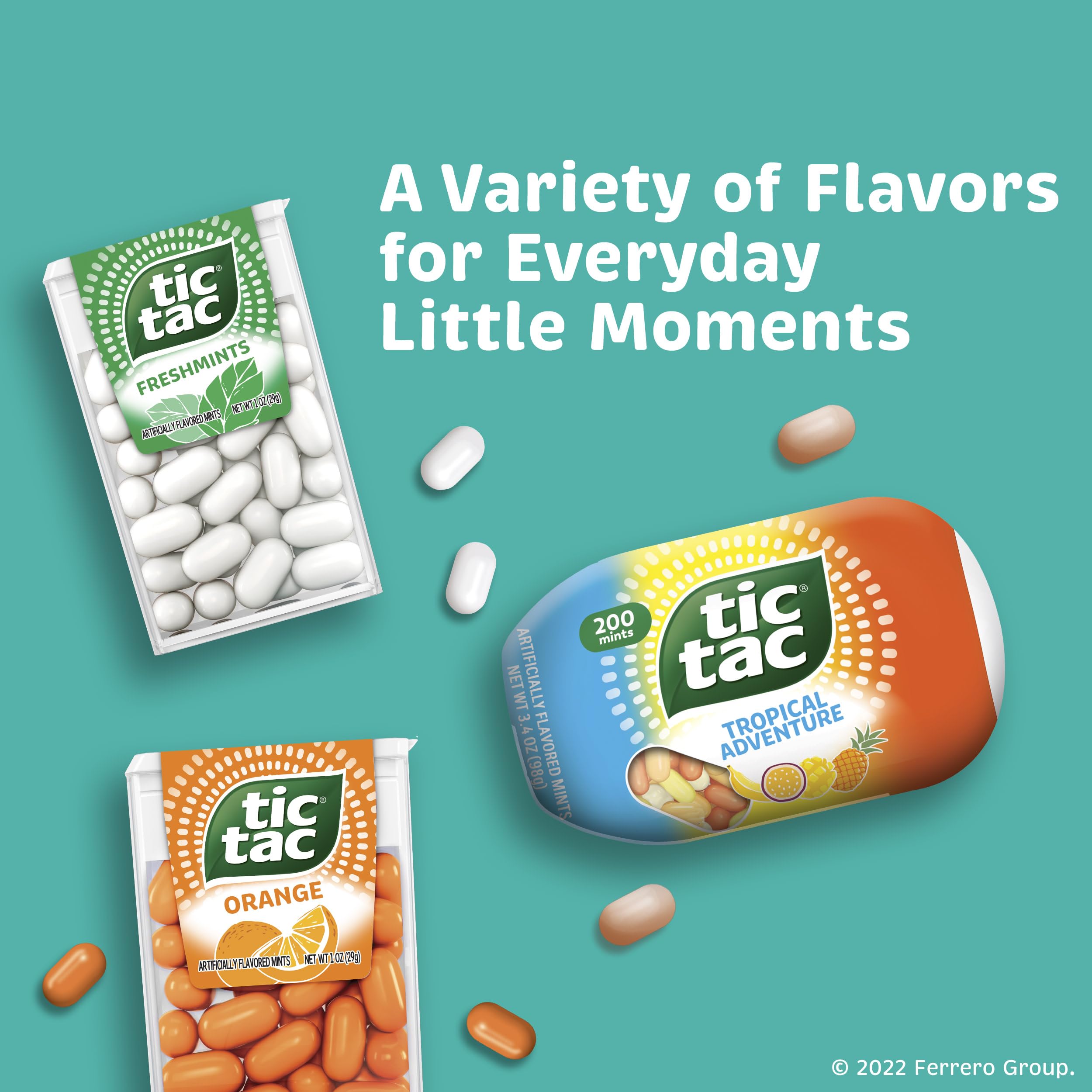 Tic Tac Wintergreen sharing pack demonstrates easy gifting and social mint moments.