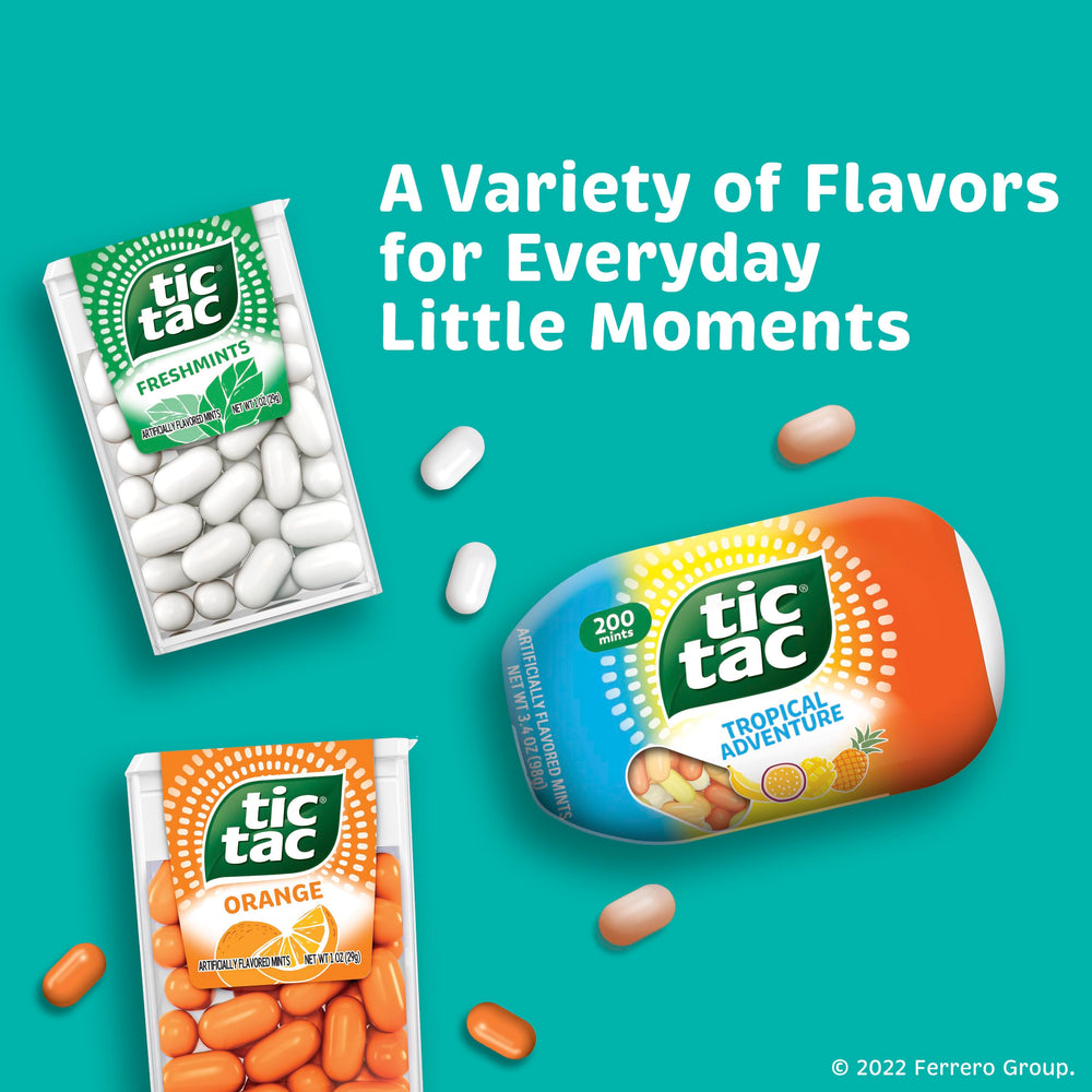 Tic Tac Wintergreen sharing pack demonstrates easy gifting and social mint moments.