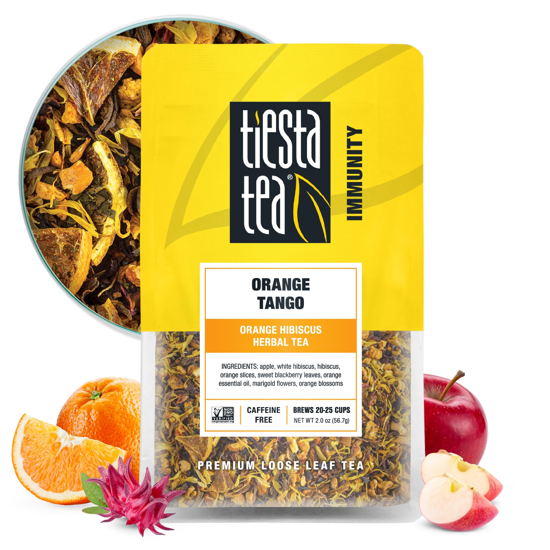 Tiesta Tea Orange Tango loose-leaf image for a vibrant, refreshing cup.