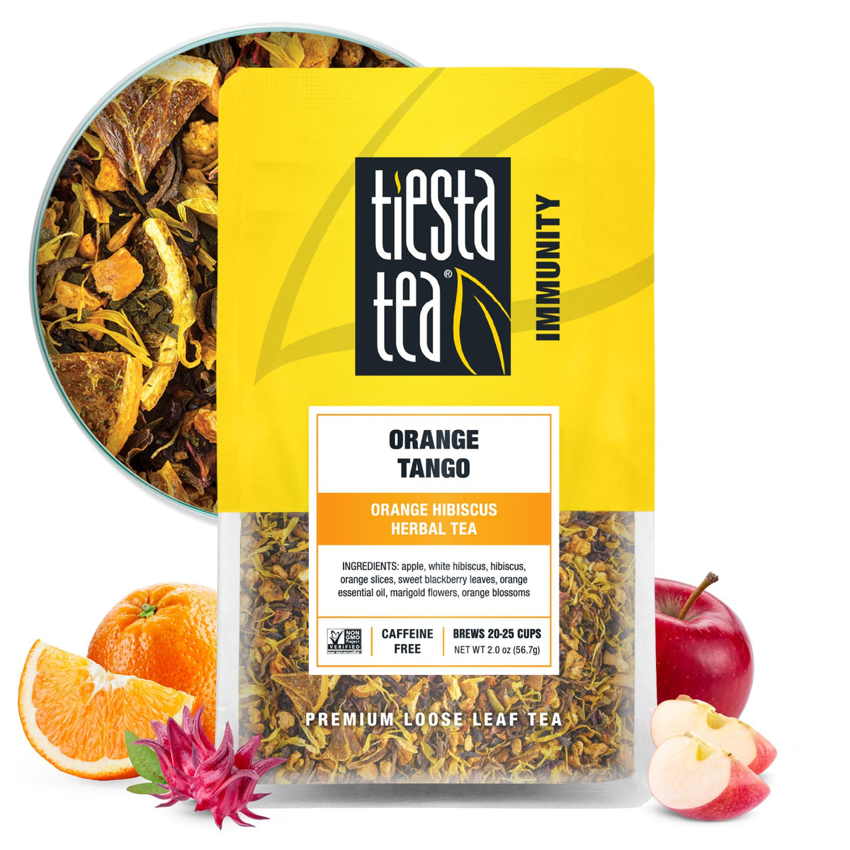 Tiesta Tea Orange Tango loose-leaf image for a vibrant, refreshing cup.