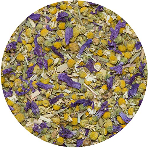 Tiesta Tea tin yields about fifty cups per 2oz