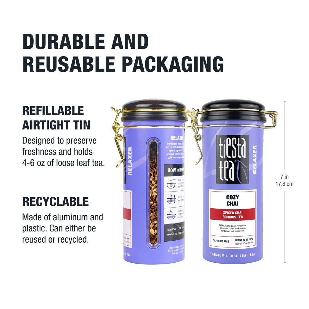 Tiesta Tea airtight storage jar keeps tea fresh