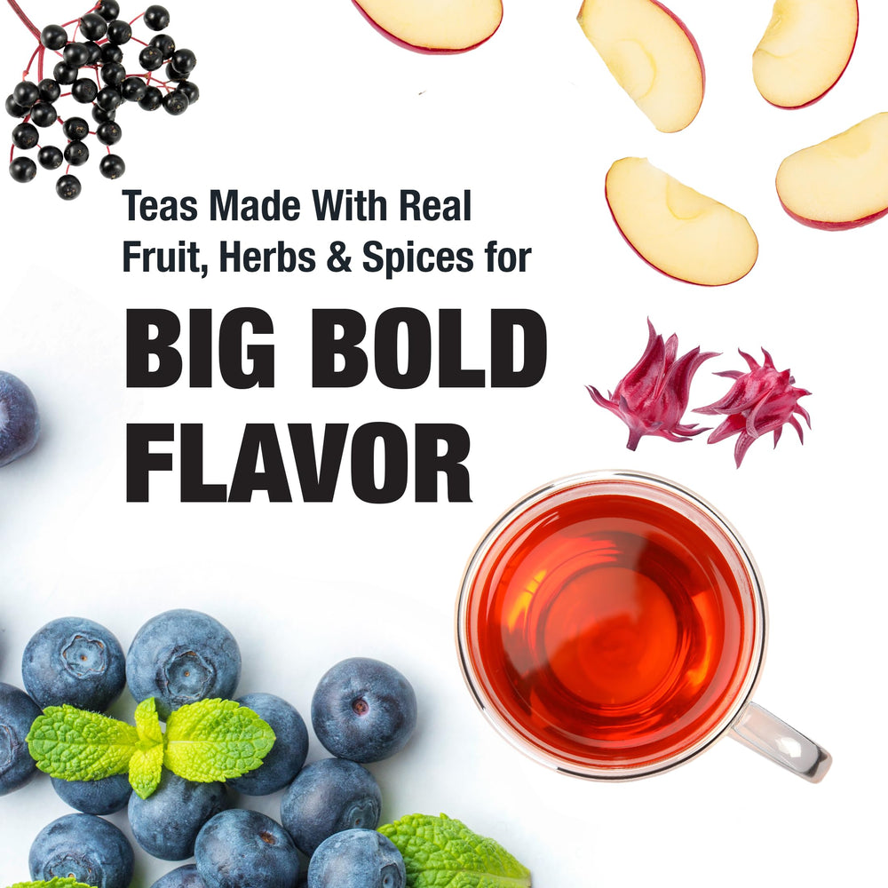 Brewing Blueberry Wild Child releases fruity and floral notes in cups.