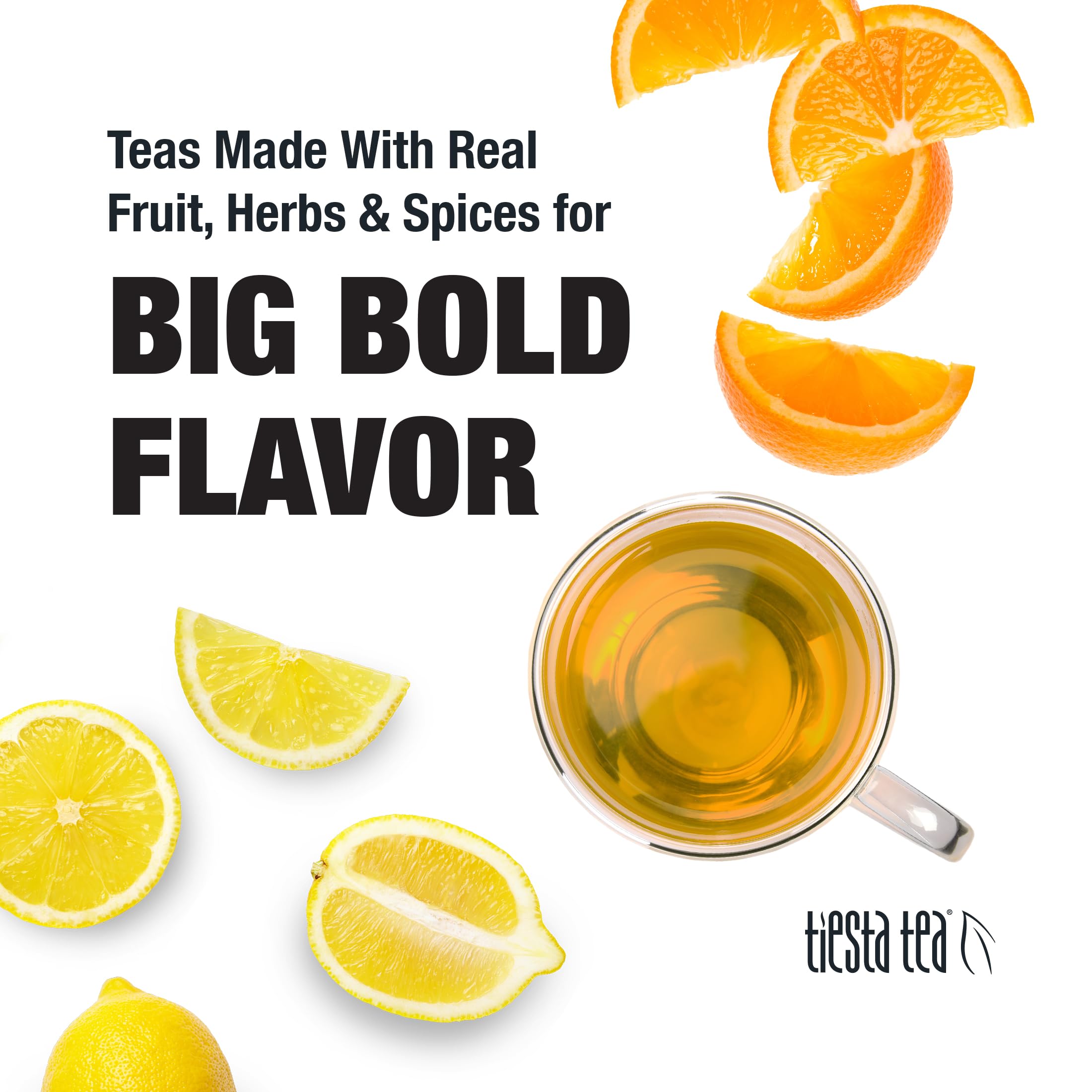 Tiesta Tea Brewing Guide demonstrates easy steps for balanced flavor.