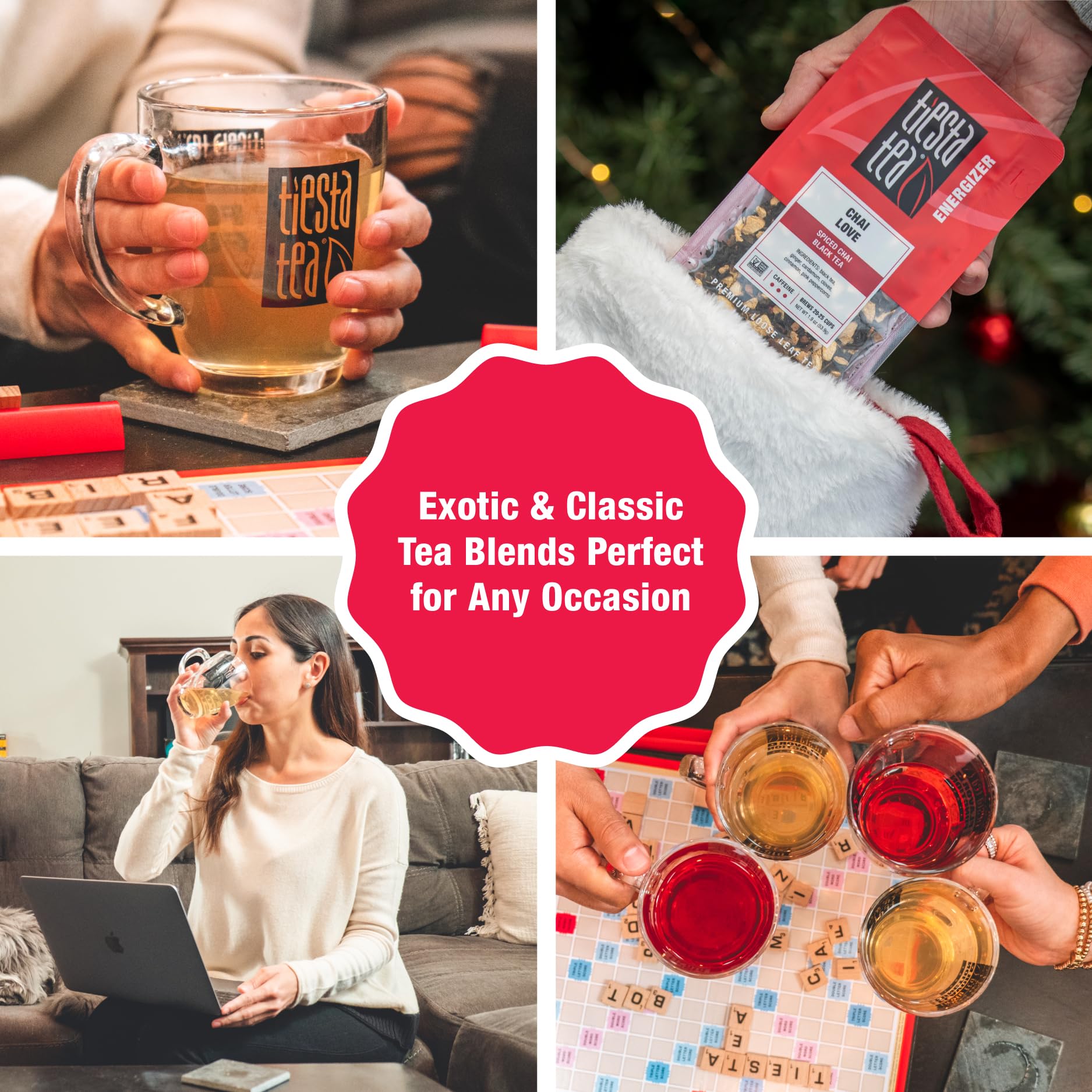 Tiesta Tea Chai Love versatile hot or iced brew