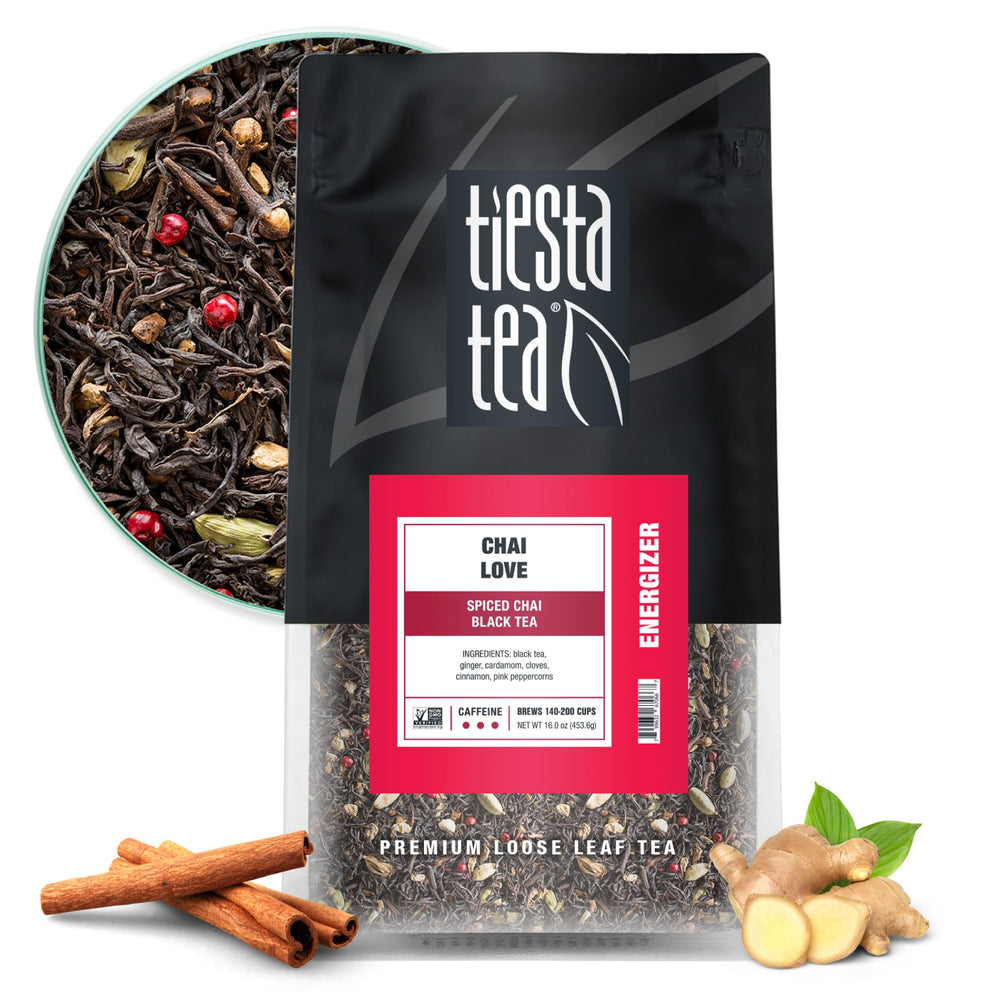 Tiesta Tea Chai Love loose-leaf bulk pouch for fresh flavor