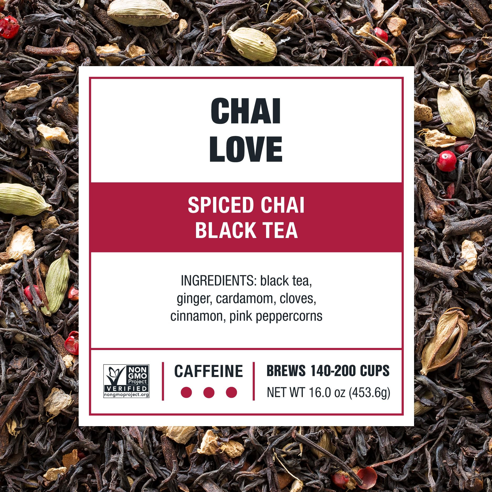 Tiesta Tea Chai Love spiced chai aroma bag-free luxury