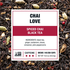 Tiesta Tea Chai Love spiced chai aroma bag-free luxury