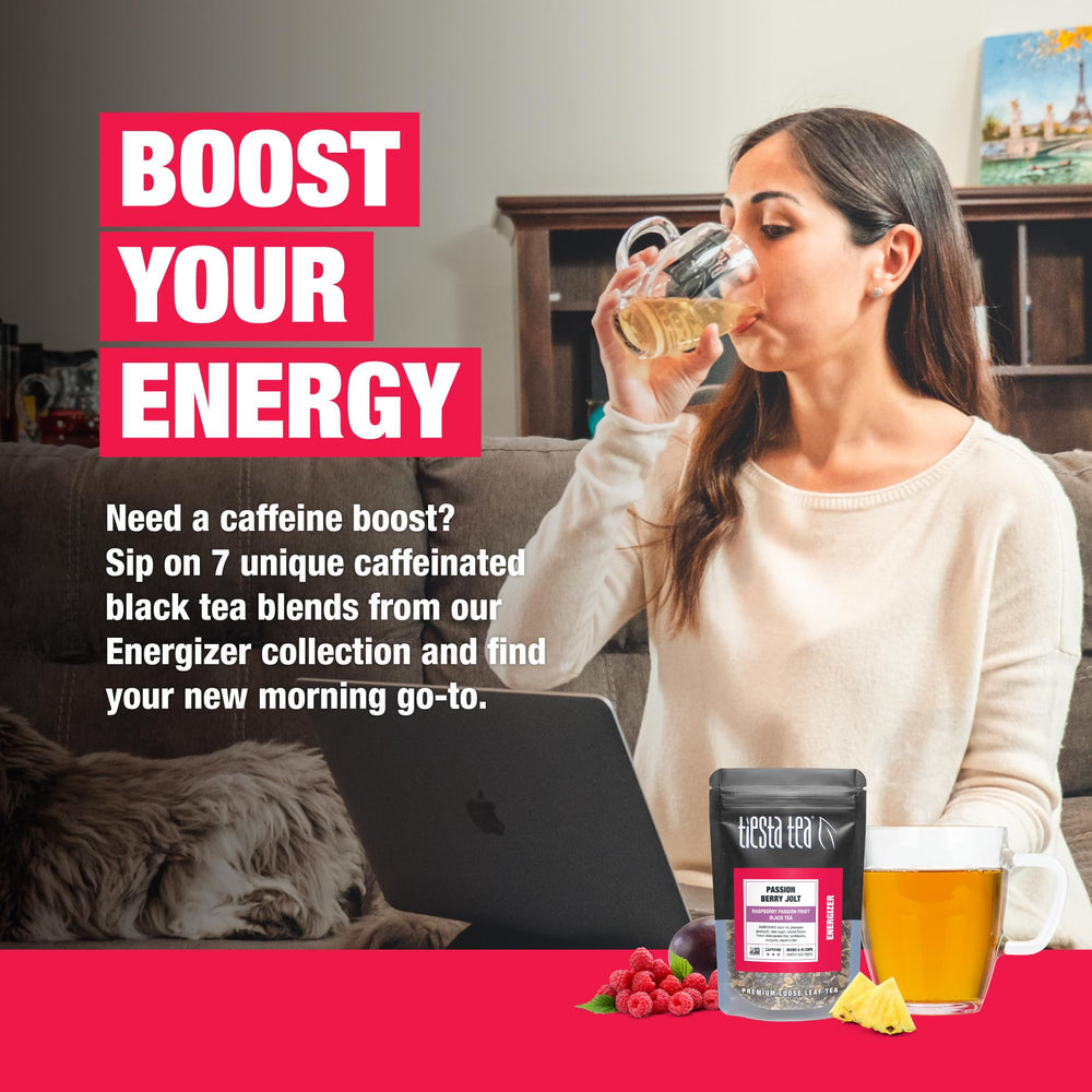 Tiesta Tea Chai Love loose leaf—spiced aroma ideal for cozy afternoons