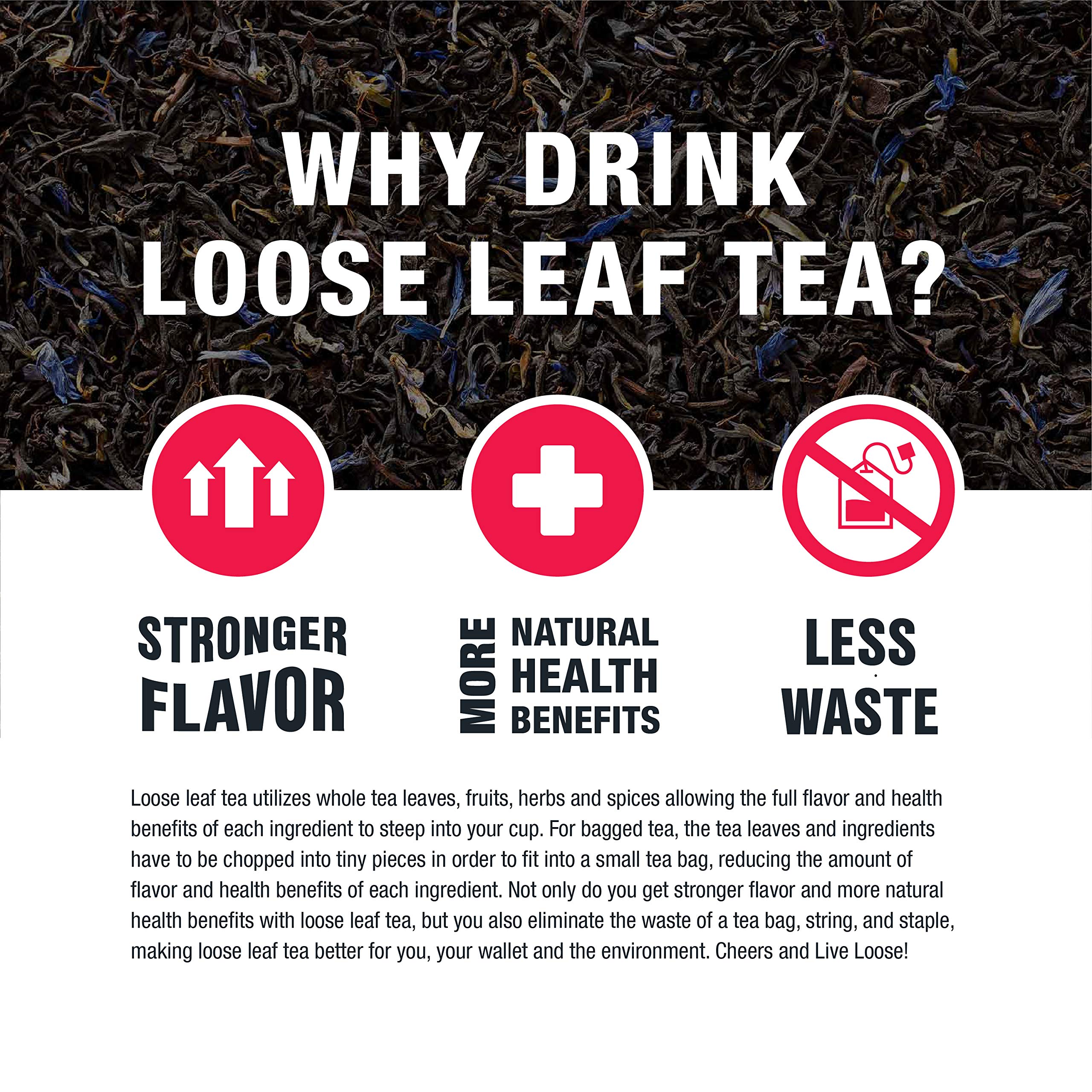 Tiesta Tea daily energy boost from a bold black tea base.