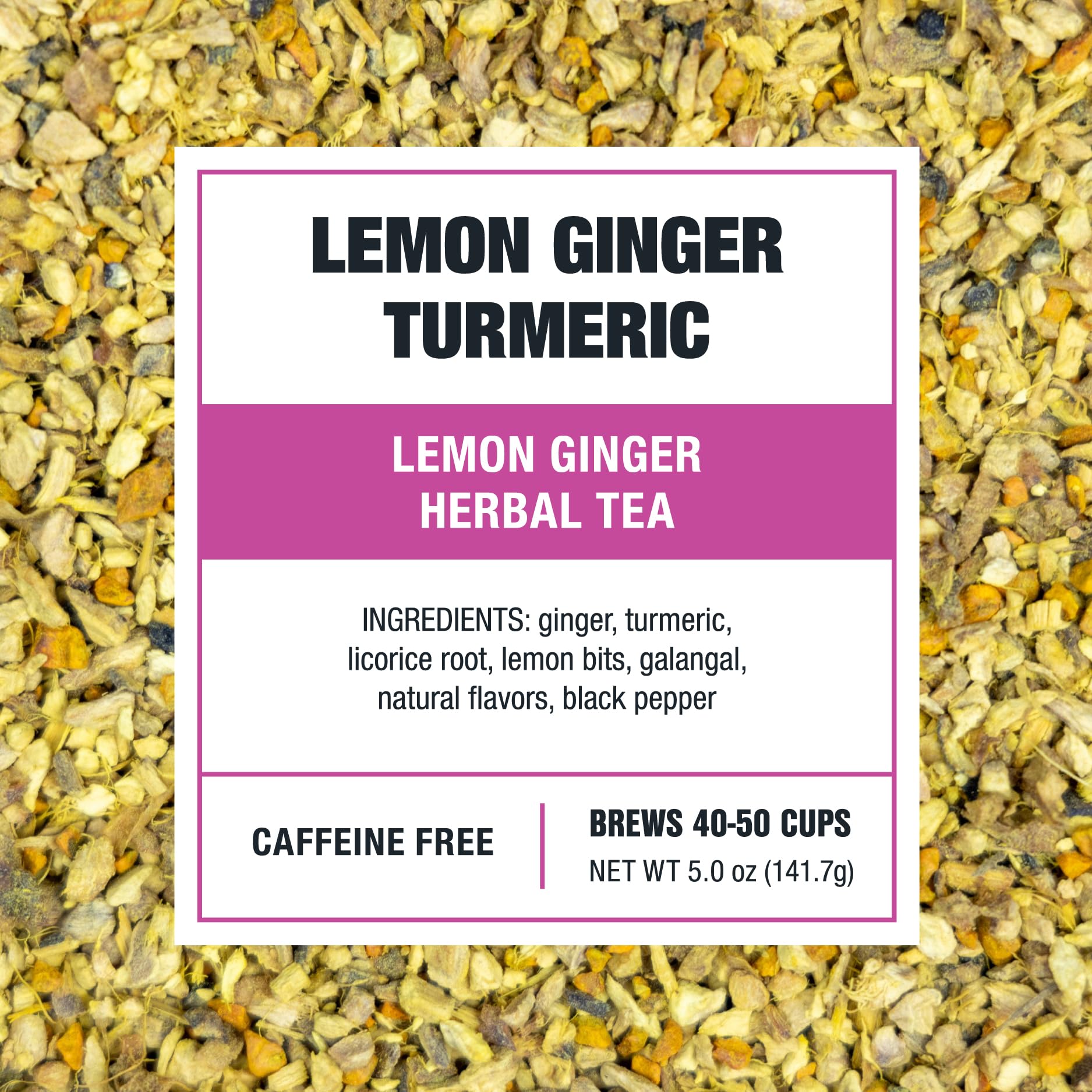 Ginger loose leaf tea brewing guide from Tiesta Tea for a perfect cup.