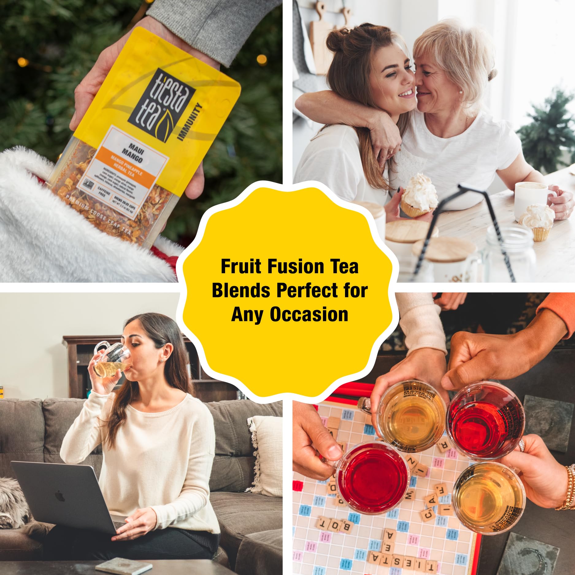 Tiesta Tea Maui Mango resealable pouch preserves flavor