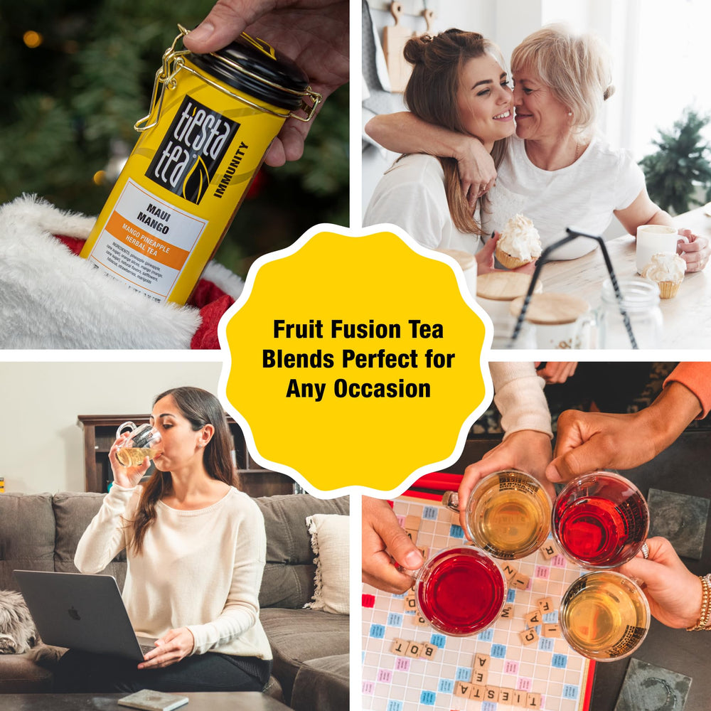 Tiesta Tea Maui Mango steeping temperature cues for best flavor