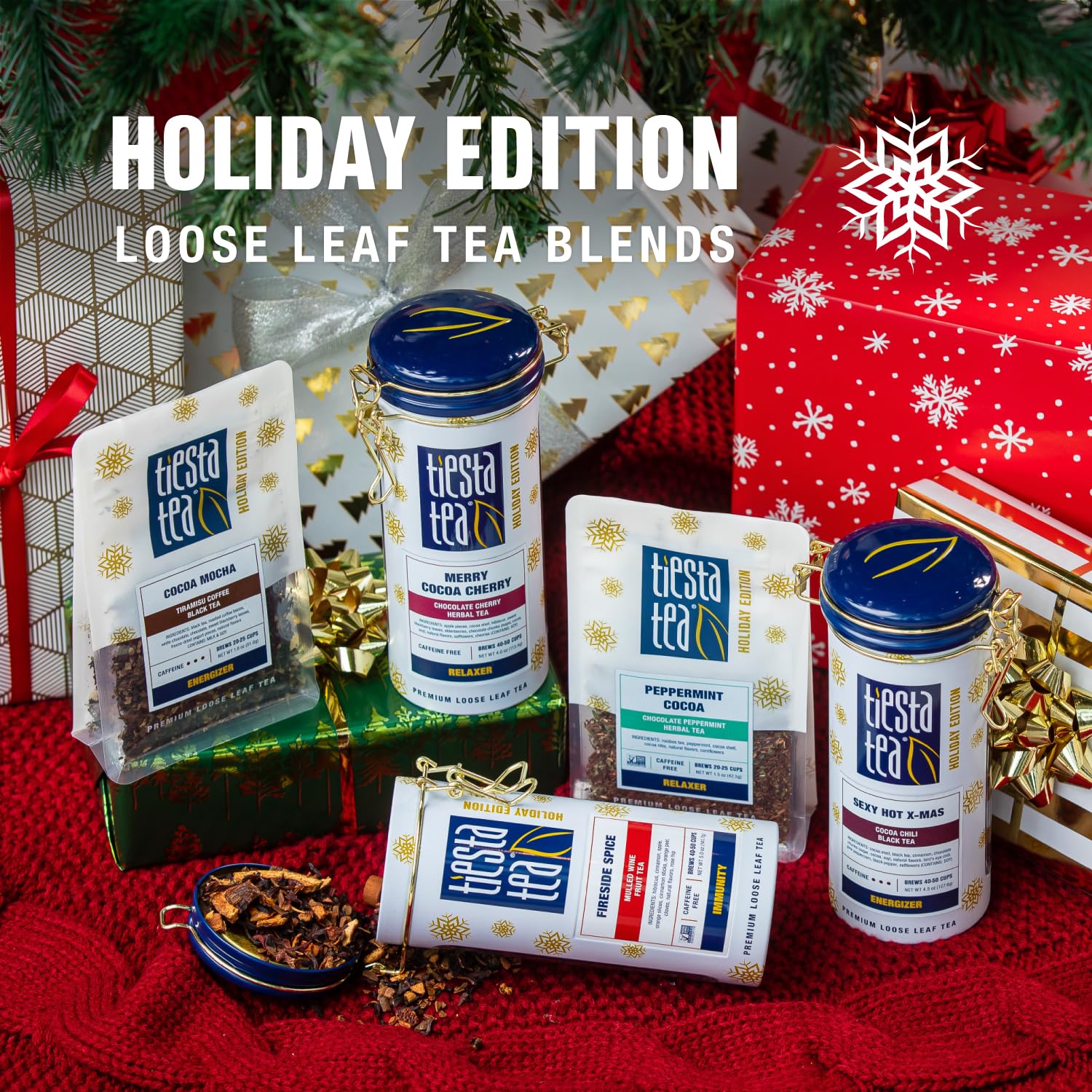 Tiesta Tea Merry Cocoa Cherry gift-pack idea for holiday gifting