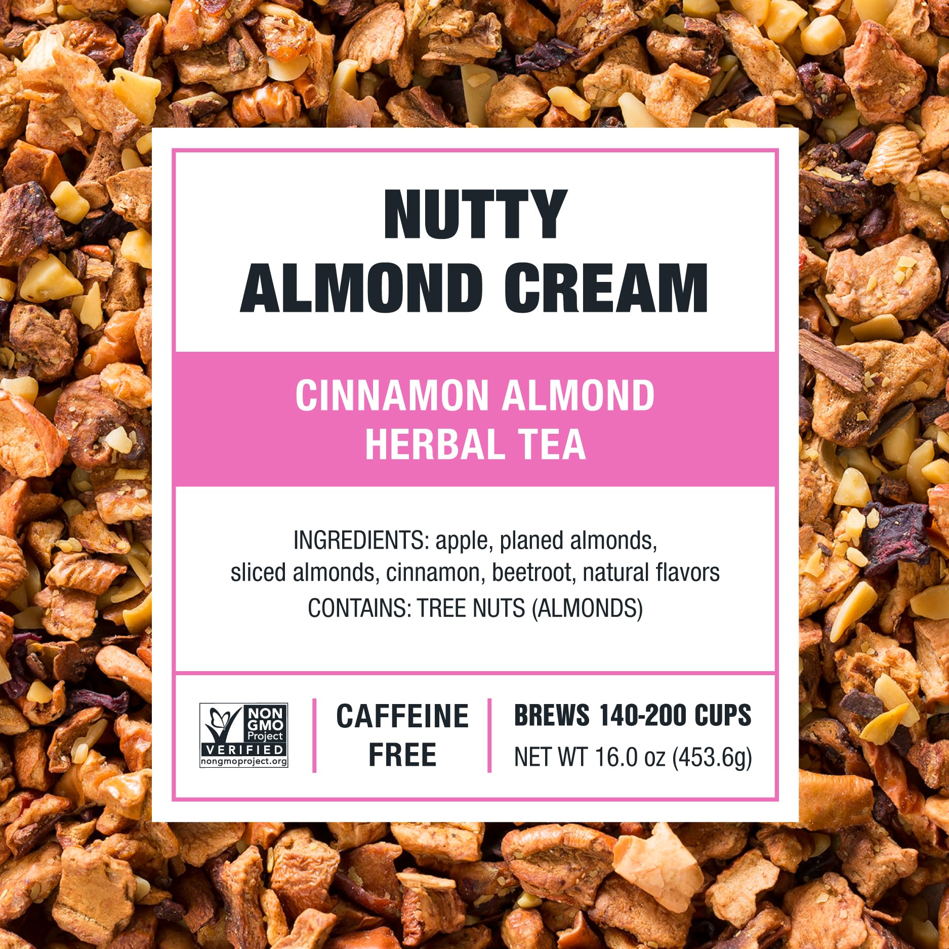 Nutty Almond Cream cinnamon blend in a jar highlights premium quality