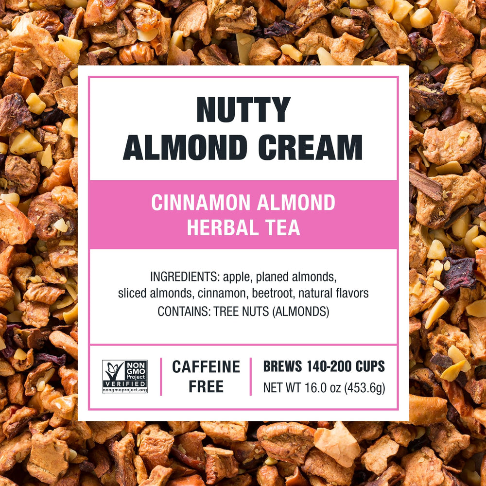 Nutty Almond Cream cinnamon blend in a jar highlights premium quality