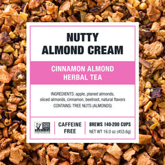 Nutty Almond Cream cinnamon blend in a jar highlights premium quality