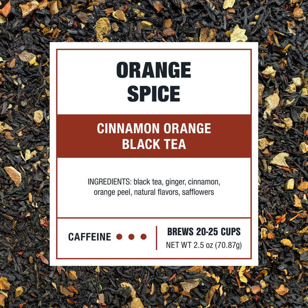 Tiesta Tea Orange Spice orange peel zest details the aroma