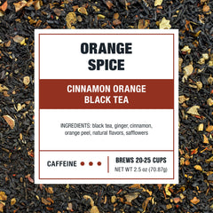 Tiesta Tea Orange Spice orange peel zest details the aroma